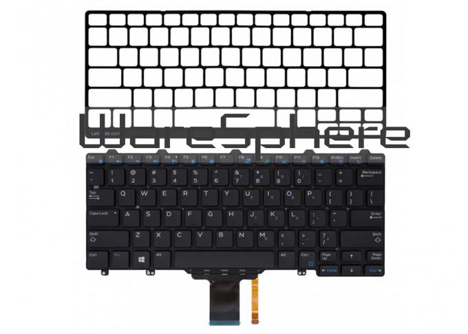 Laptop-interne Tastatur XCD5M 0XCD5M mit Hintergrundbeleuchtung, Tastatur der Breiten-E7270